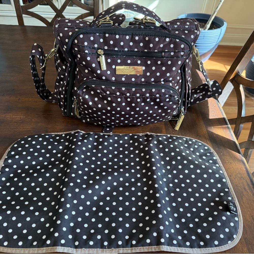 Ju-Ju-Be Polka Dot Kids Bag - Black and White